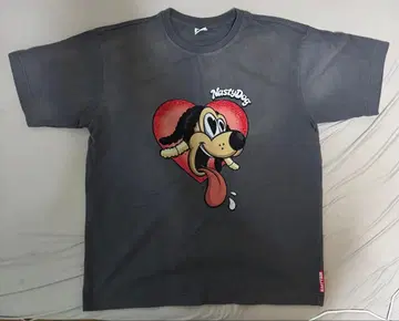 Nasty Dog 다크 그레이 티셔츠 L