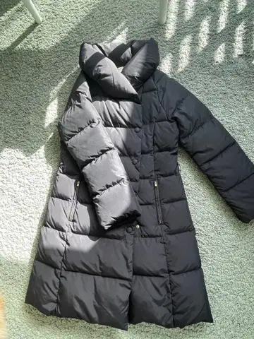 SHIPS 블랙 다운 자켓 코트 S