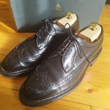 Crockett & Jones CHEVIOT UK 7.5E 블랙 코도반