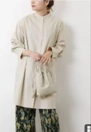 저널 스탠다드 밴드 카라 튜닉 셔츠