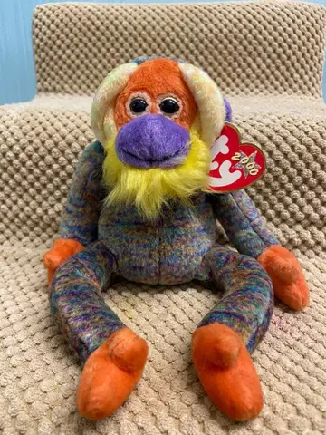 Ty사제 다색 원숭이 봉제 인형 비니 베이비 컬렉션