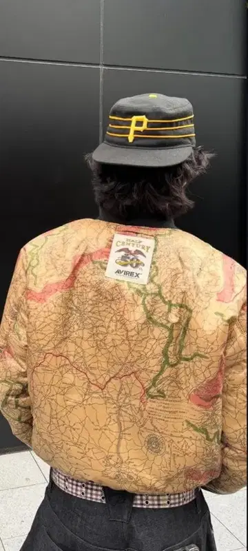 블랙 MA-1 플라이트 자켓 리버서블 AVIREX 스타일 ideal