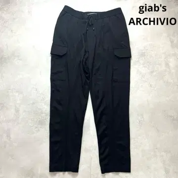 잽스 아르키비오 코튼 스트레치 카고 팬츠 블랙 2XL 52