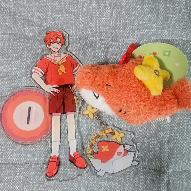 라더 아크릴 키링/스탠드 봄 인키 일괄