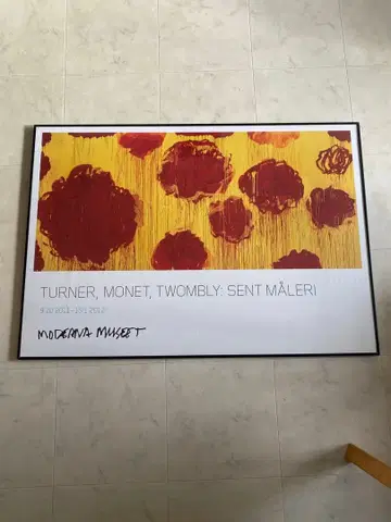 Cytwombly 사이트원블리 포스터만 꽃 현대 아트