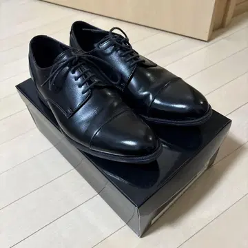 레미유 비즈니스 슈즈 블랙 스트레이트 팁 외날개 AOKI [박스 포함]