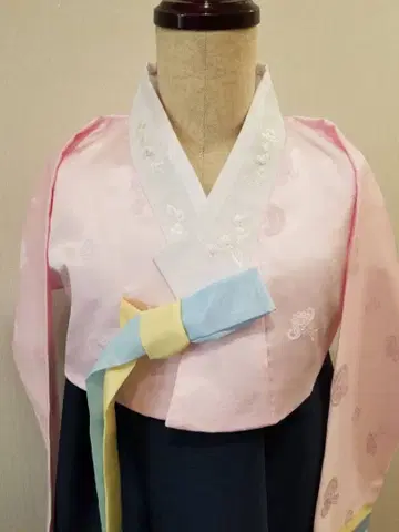 화학 섬유 양단 저고리