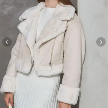 페이크 무스탕 봄버 자켓