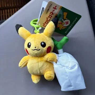 피카피카마트 봉제인형 에코백 피카츄 마스코트 봉제인형 새상품