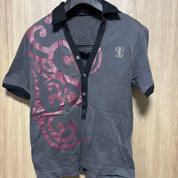 PEACEMAKER 다크 그레이 S 사이즈 피케 셔츠