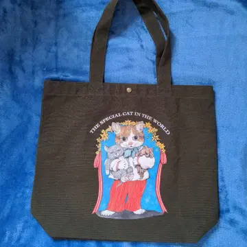 MOE 그림책 잡화점 히구치 유코 공식 토트백 세상에서 제일 가는 고양이