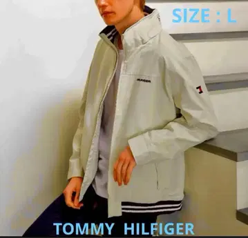 타미힐피거 한정판 모델 나일론 지퍼 블루종 L 사이즈 미사용