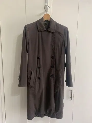 JAMES PERSE 다크 그레이 트렌치코트