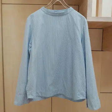 무인양품 스트라이프 셔츠