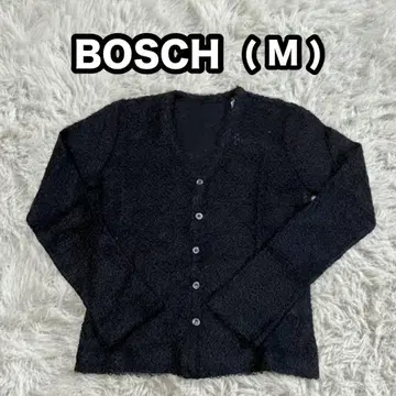 [BOSCH] 샤기 니트 가디건 블랙 M 택 포함 가을/겨울