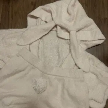 젤라또피케 룸웨어 토끼 꼬리와 귀 포함