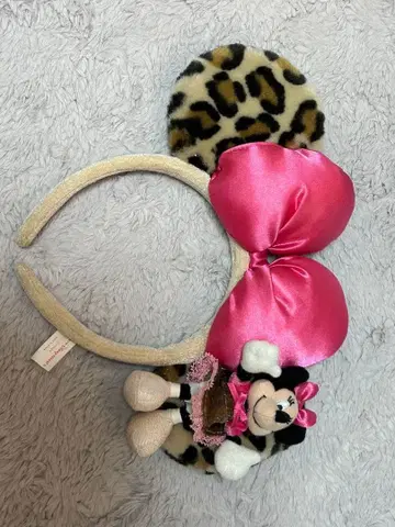 미니 마우스 레오파드 무늬 머리띠