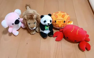 동물 봉제 인형 세트