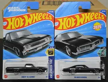 핫휠 쉐보레 엘카미노 66 뷰익 리비에라 2대 세트