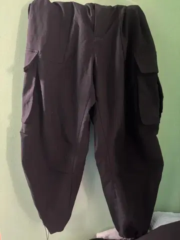 ZARA 블랙 카고 팬츠 38 빅 실루엣