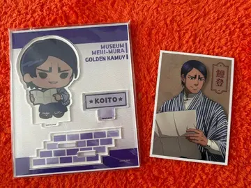 메이지 마을 x 골든 카무이 코이토 아크릴 스탠드 & 브로마이드