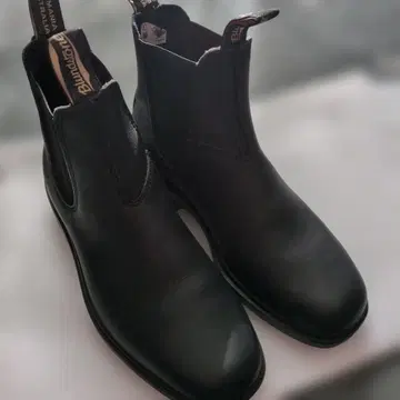 Blundstone 블랙 사이드 고어 부츠