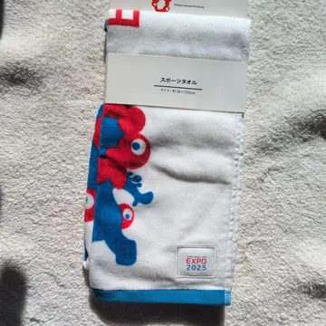 EXPO 2025 스포츠 타월 약 34 x 100cm