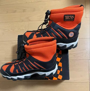 오렌지/블랙 하이컷 부츠 27 cm