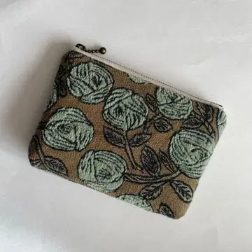 미나 페르호넨 지퍼 파우치 핸드메이드 rosy