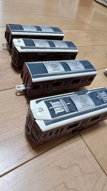 프라레일 3량 세트+중간 차량 1대 한큐 기차 9000계