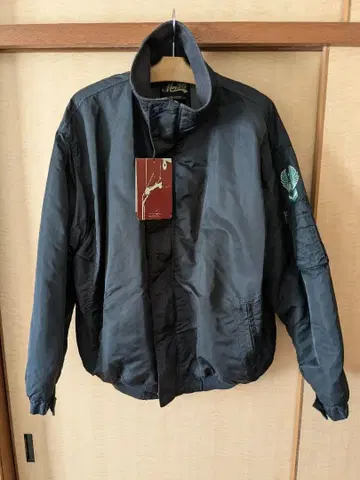 MA-1 스타일 블랙 자켓 블루종