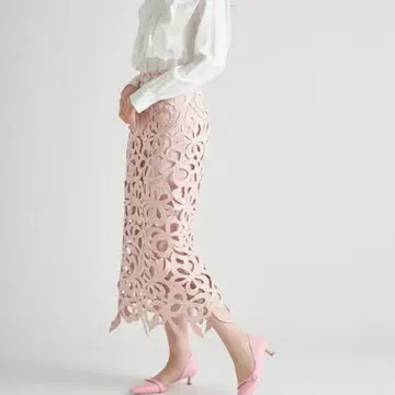 셀포드 리본 레이스 스커트