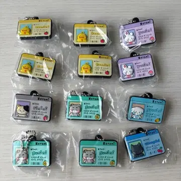 zeroni 제로니 ID 카드풍 러버 참 가챠