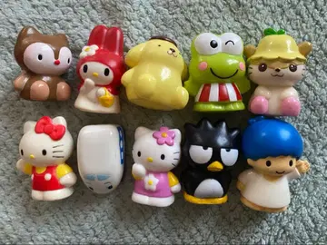 산리오 키티 등 미니 소프트 비닐 10개 1