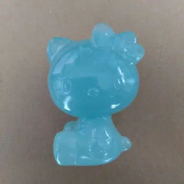 헬로키티 스카이블루 피규어 입상 페이퍼웨이트?