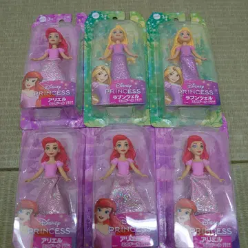디즈니 프린세스 미니 인형 2종 6개 세트