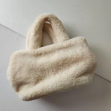 NATURAL BEAUTY BASIC 퍼 토트백 퍼 백