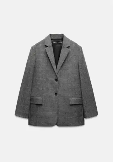 ZARA 테일러드 자켓 그레이