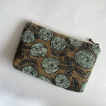 미나 페르호넨 지퍼 파우치 핸드메이드 rosy