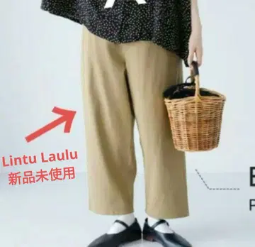 미사용 새상품 Lintu Laulu 린투라울 베이지 팬츠 나추란