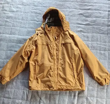 브라운 방수 자켓 플리스 라이닝