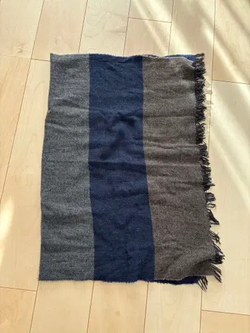 SCOTCH&SODA 스트라이프 머플러 네이비/그레이