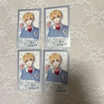 엑스 알비오 완냥 days 폴라로이드풍 카드 4장