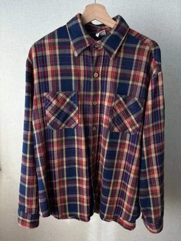 [ 70s ] BIG MAC 플란넬 셔츠 배색