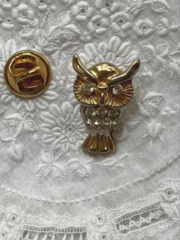 올빼미 핀 배지