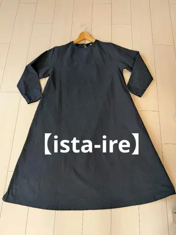 [ ista-ire ]  고급 루즈핏 롱 원피스 블랙