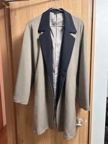 tk. TAKEDA KIRIKUCHI 체스터 코트 베이지/블랙