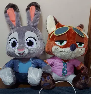 주디 홉스와 닉 와일드 봉제 인형 세트