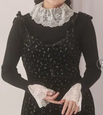 merry jenny 레이스 옷깃 니트