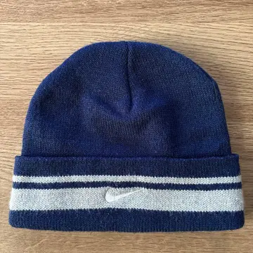 Nike 니트 모자 네이비/그레이 ONE SIZE